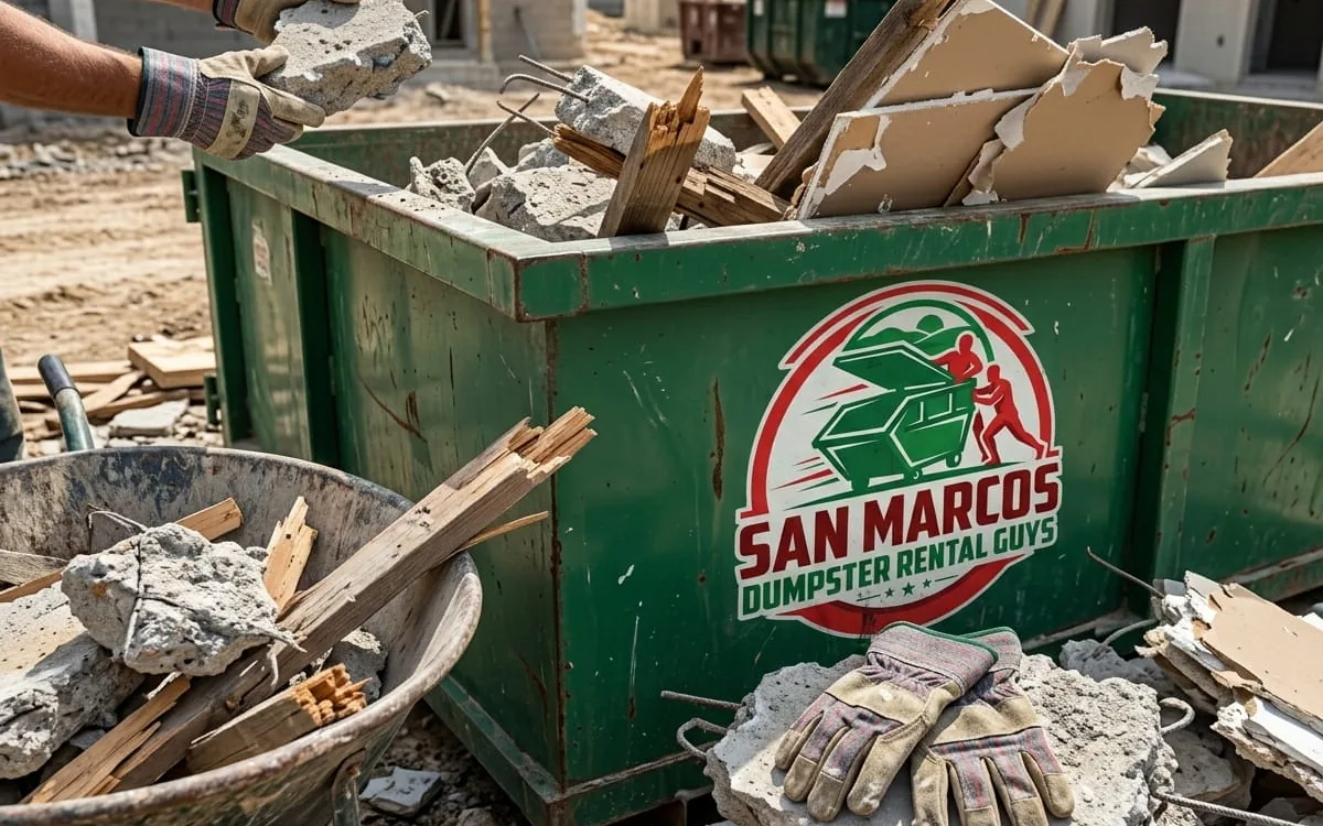 Concrete & Heavy Debris Disposal in San Marcos TX