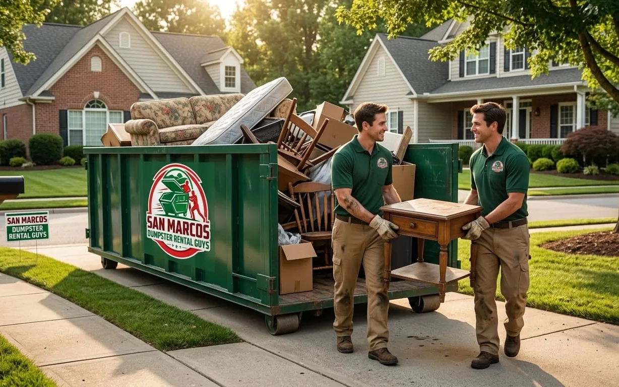 Dumpster rental in Lockhart TX Roll-off dumpster rental serving Lockhart, TX