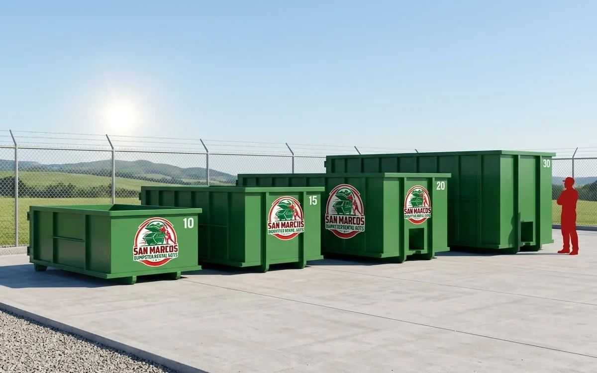 What Size Dumpster Do I Need in San Marcos, TX?